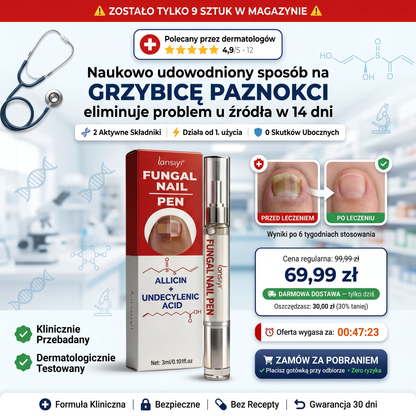Dość ukrywania stóp. 🔬Działa w 14 dni ✅ Tylko 69,99 zł dziś ⏳